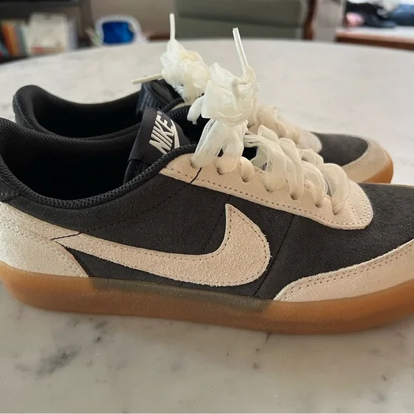 Nike Killshot 2 Black and Cream Casual Sneakers - Picture 1 of 7